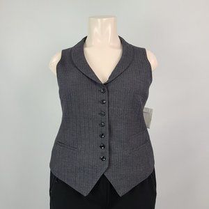 Style & Co. Grey Suit Vest Size 16